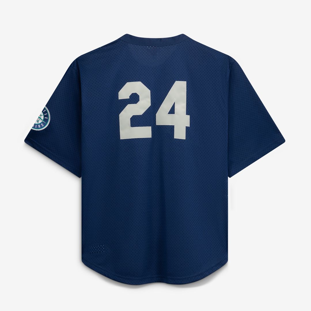 Seattle Mariners Ken Griffey Jr. Mitchell & Ness Royal Big & Tall Cooperstown Collection Mesh Batting Practice Jersey