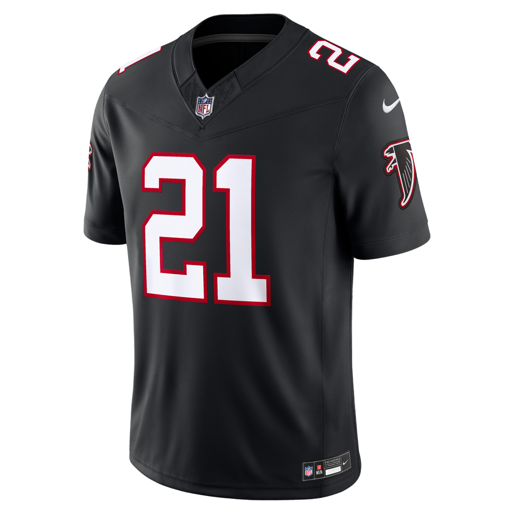 Atlanta Falcons Deion Sanders Nike Black Alternate Throwback Vapor F.U.S.E. Stitched Retired Limited Jersey