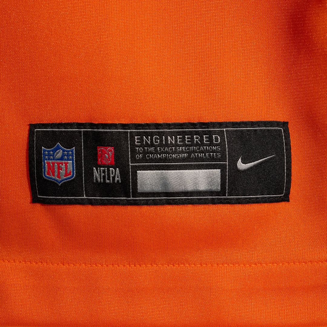 Denver Broncos Lucas Krull Nike Orange Team Game Jersey