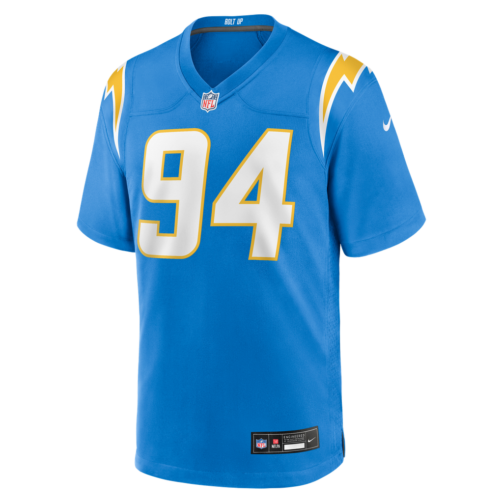 Los Angeles Chargers Dalvin Tomlinson Nike Powder Blue Team Game Jersey