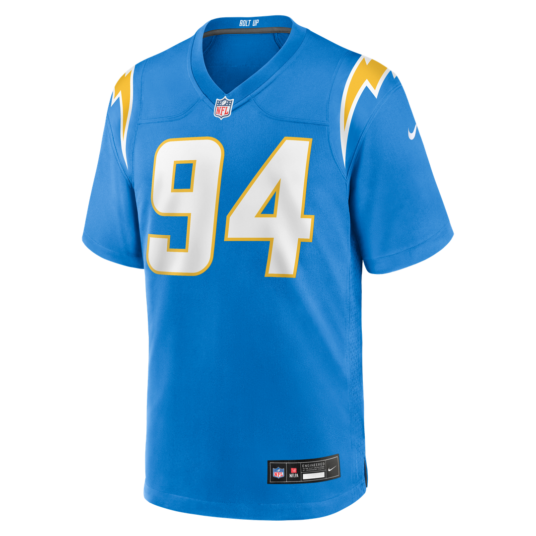 Los Angeles Chargers Dalvin Tomlinson Nike Powder Blue Team Game Jersey