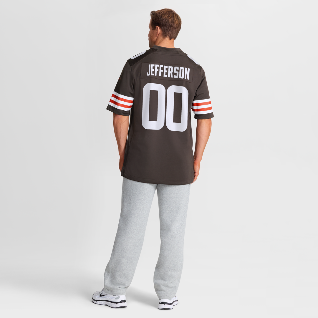 Cleveland Browns Justin Jefferson Nike Brown Game Jersey