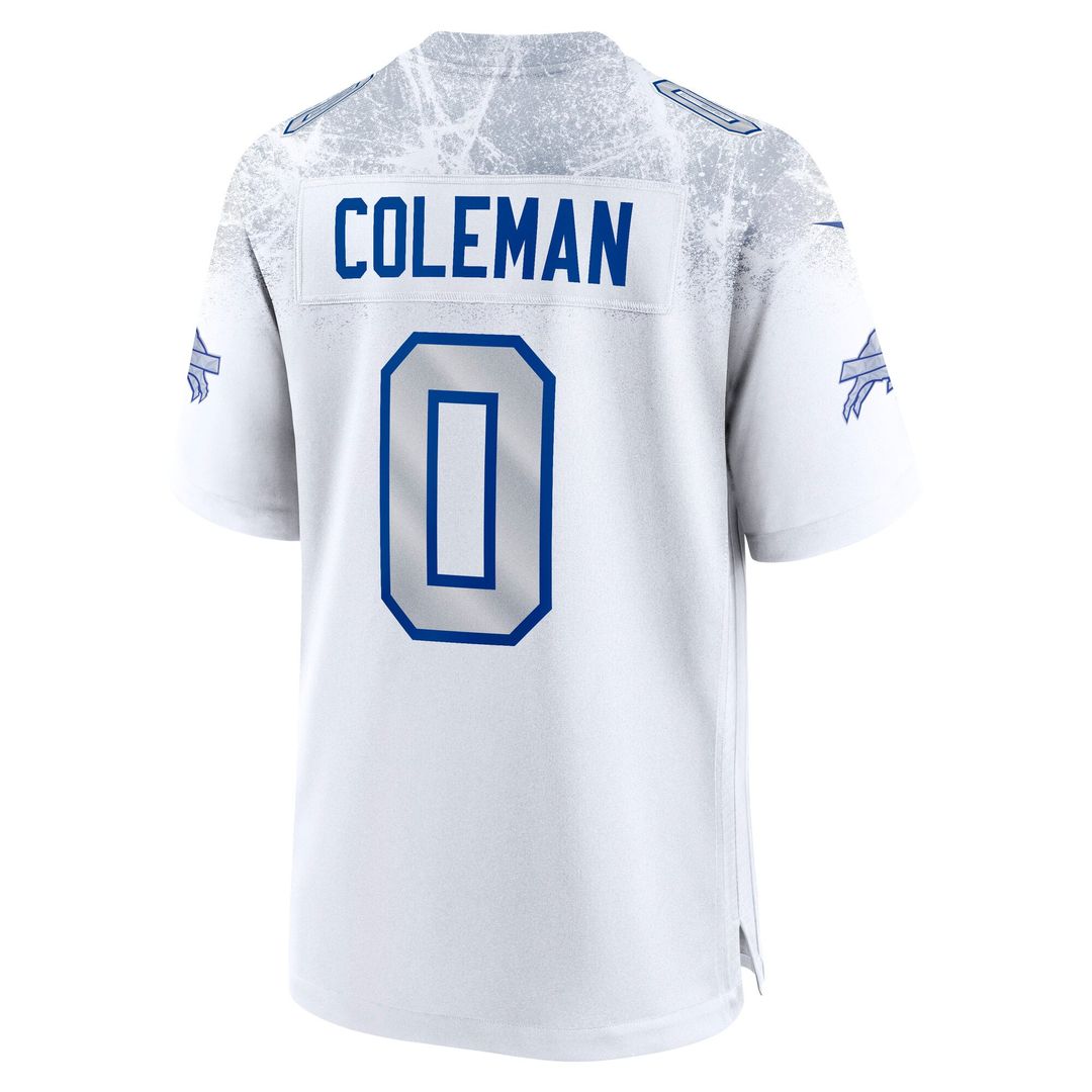 Buffalo Bills Keon Coleman Nike White Rivalries Collection Game Jersey
