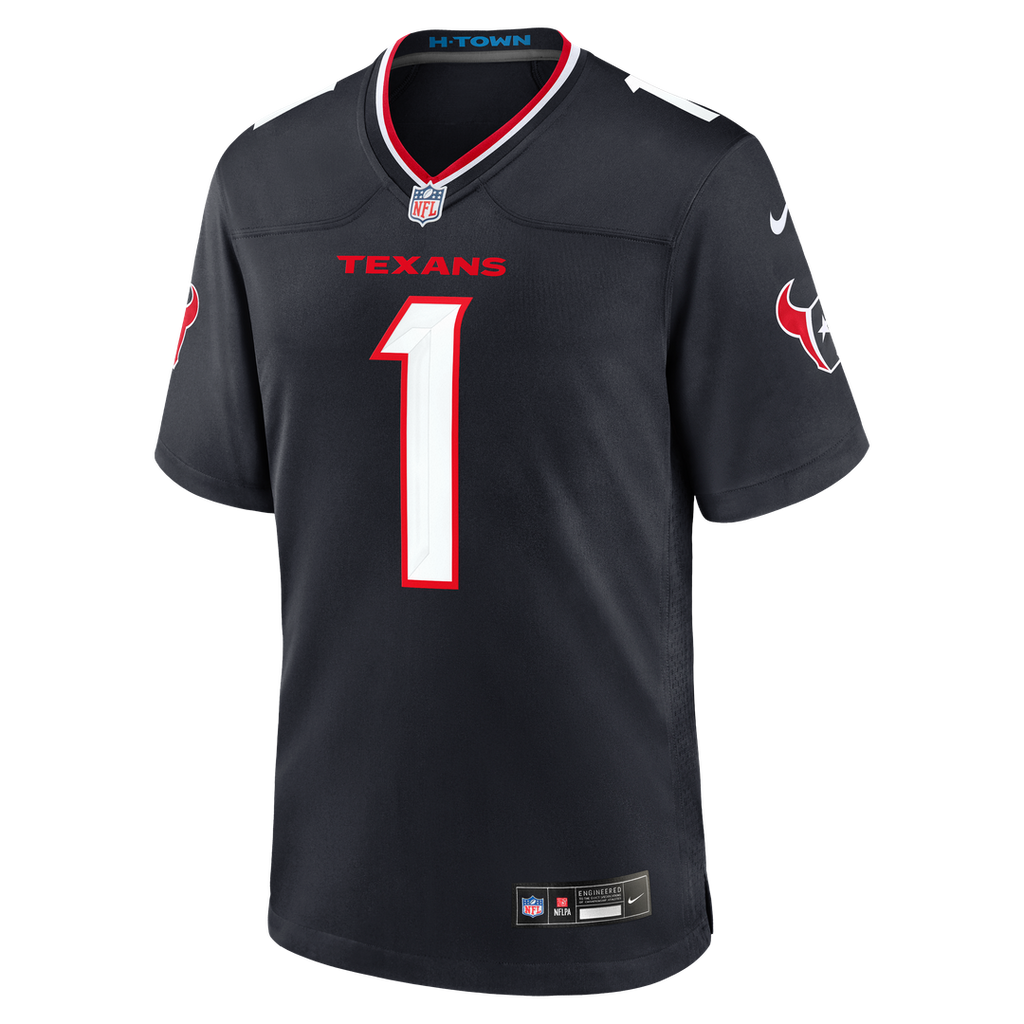 Houston Texans Tank Dell Nike Navy Team Game Jersey