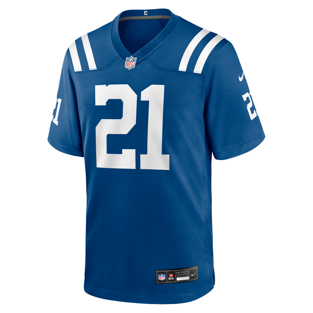 Indianapolis Colts DJ Giddens Nike Royal Team Game Jersey