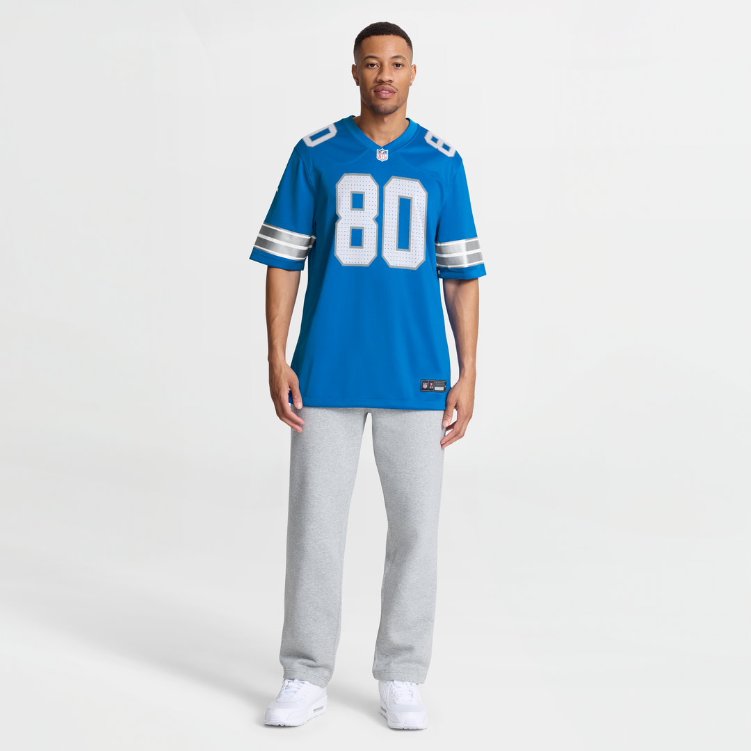 Detroit Lions Malik Cunningham Nike Blue Team Game Jersey