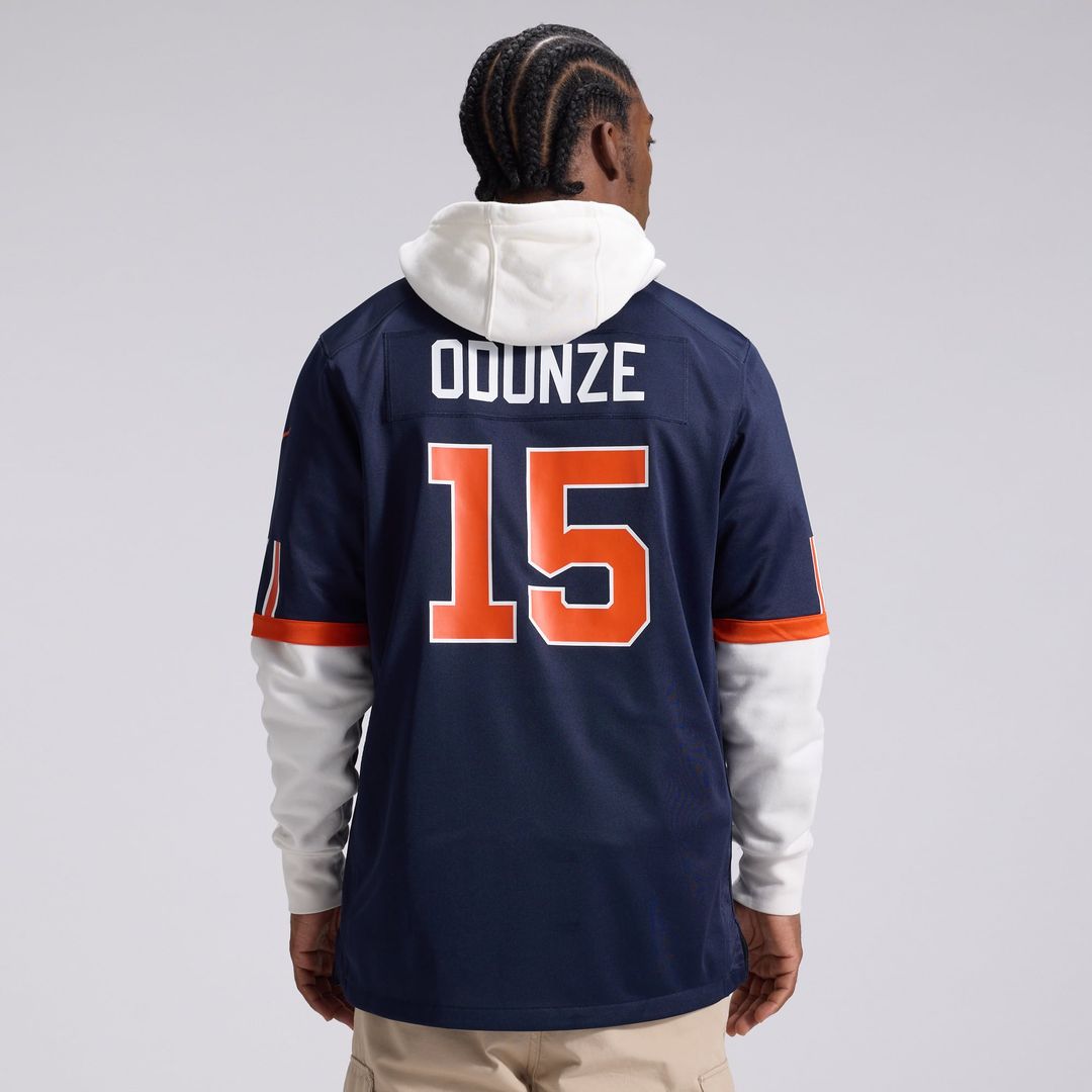 Chicago Bears Rome Odunze Nike Navy 2026 Rivalries Collection Game Jersey