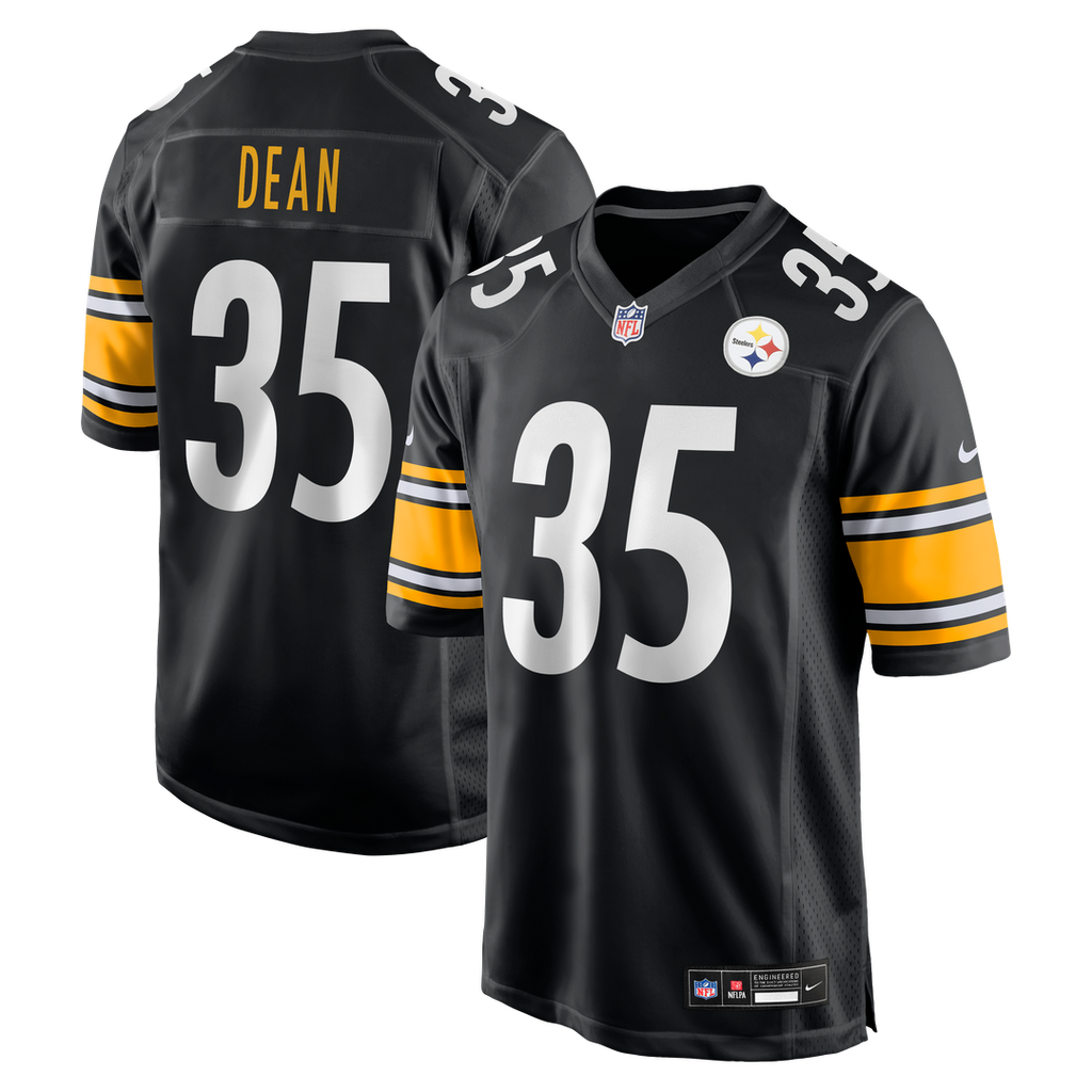 Pittsburgh Steelers Jamel Dean Nike Black Team Game Jersey