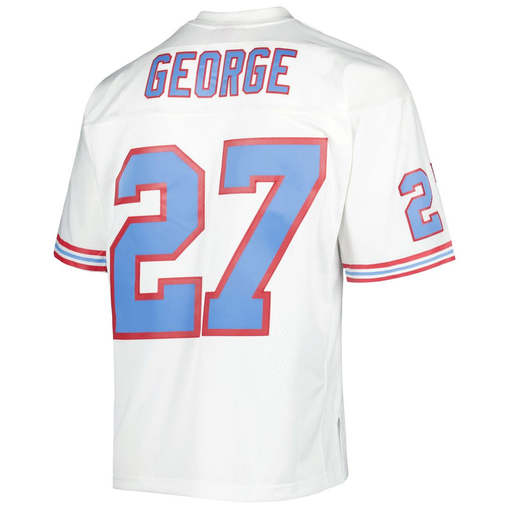 Houston Oilers Eddie George Mitchell & Ness White Legacy Replica Jersey