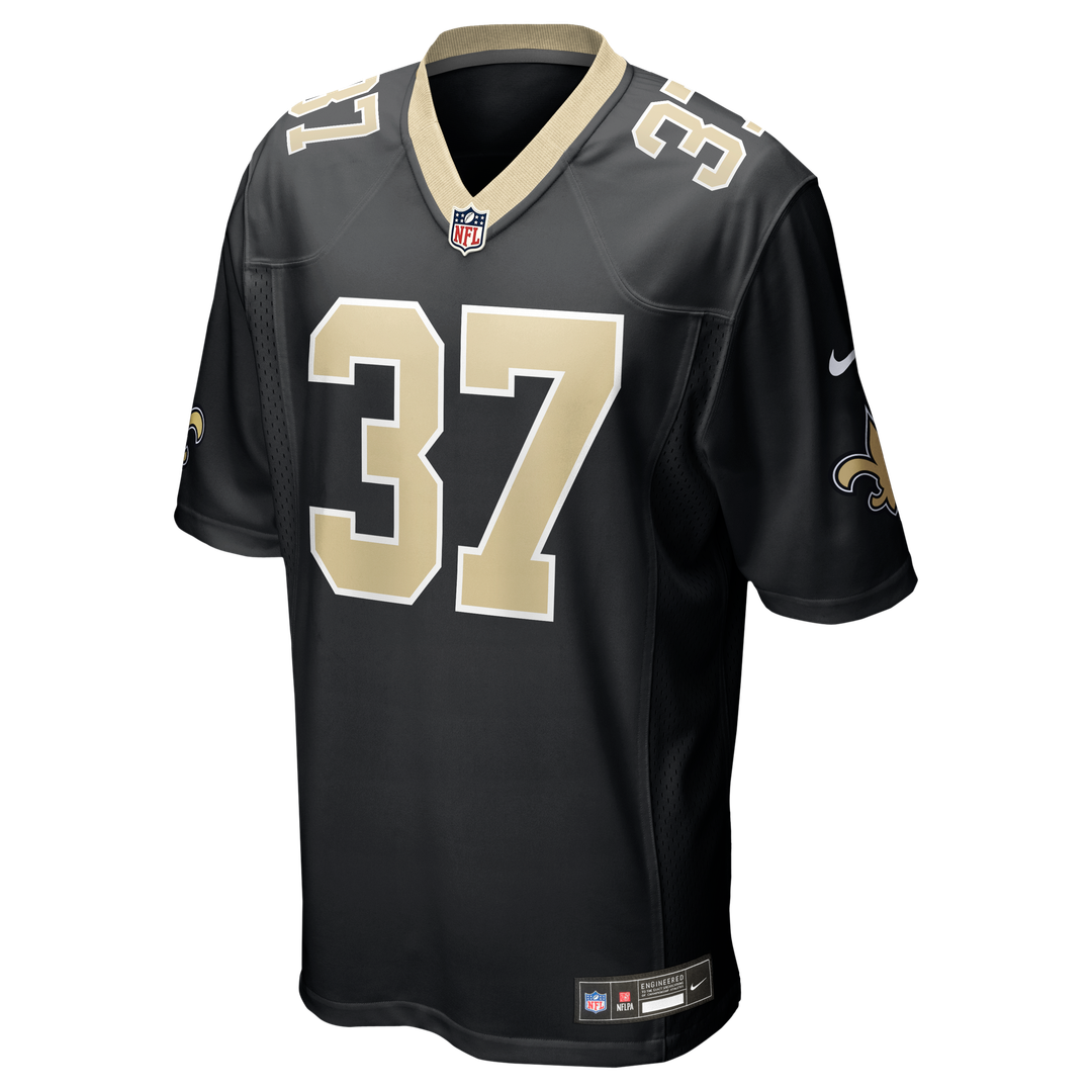 New Orleans Saints Jordan Mims Nike Black Team Game Jersey