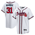 Atlanta Braves Greg Maddux Nike White Home Retired Player Replica Jersey