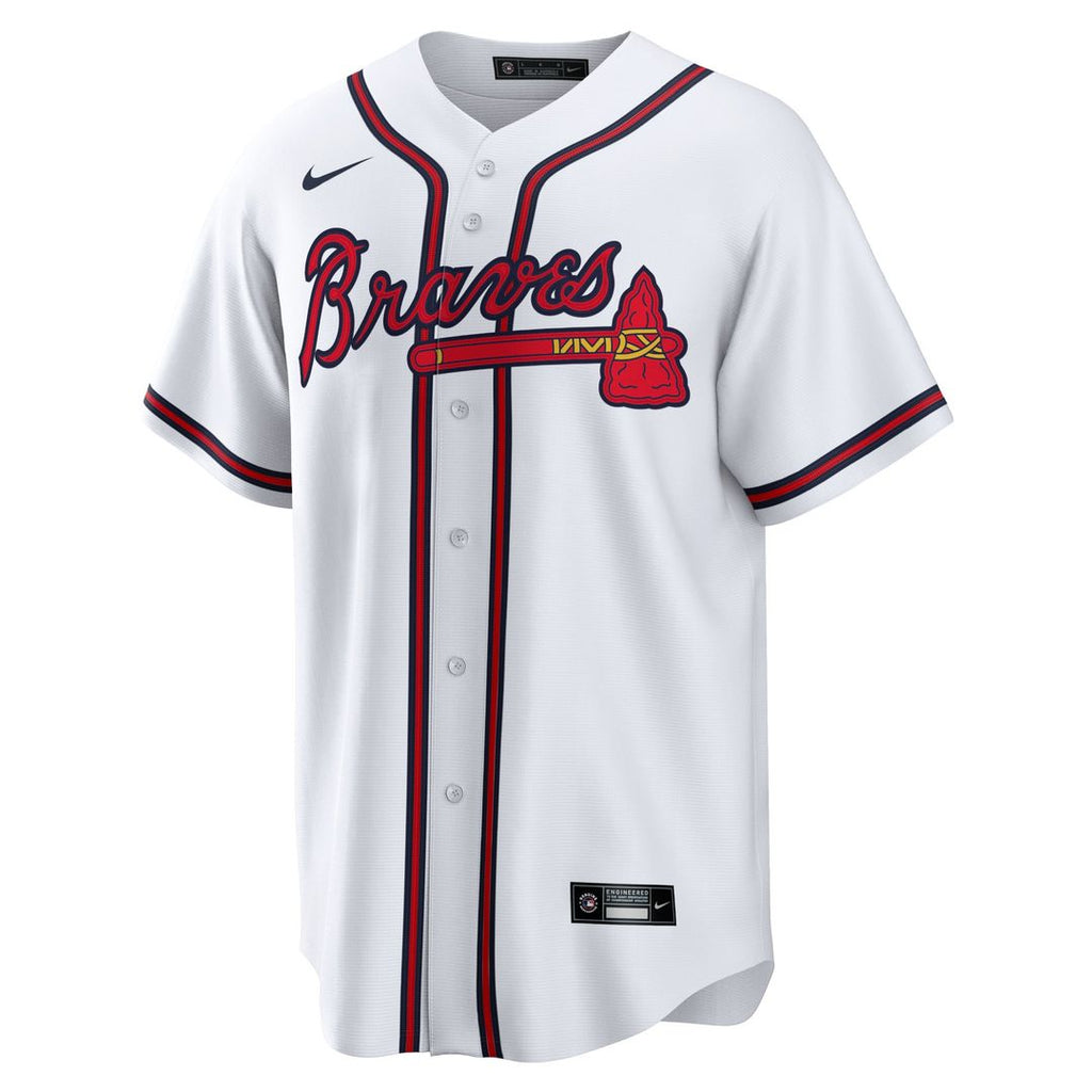 Atlanta Braves Spencer Strider Nike White Replica Player Jersey