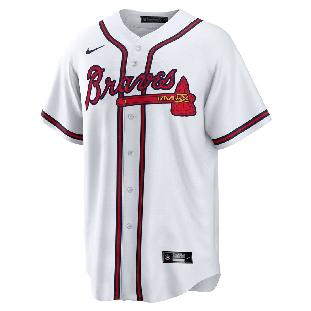 Atlanta Braves Spencer Strider Nike White Replica Player Jersey