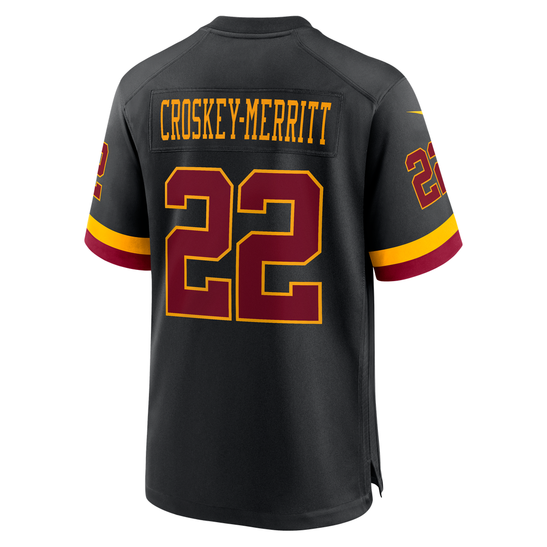 Washington Commanders Jacory Croskey-Merritt Nike Burgundy Game Jersey