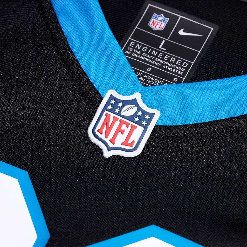 Carolina Panthers Hunter Renfrow Nike Black Team Game Jersey