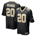 New Orleans Saints Pete Werner Nike Black Game Jersey
