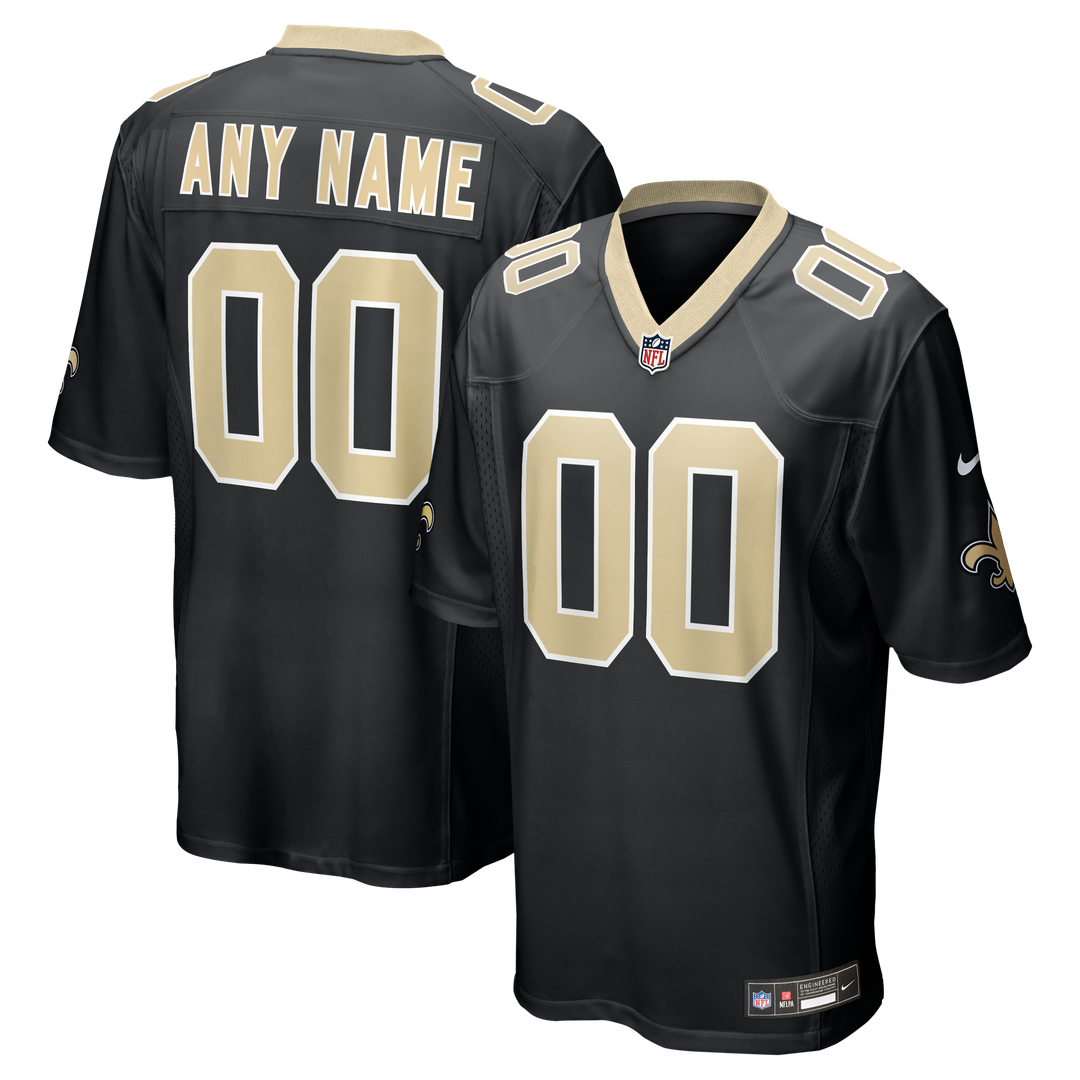 New Orleans Saints Nike White Alternate Custom Game Jersey