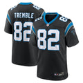 Carolina Panthers Tommy Tremble Nike Black Team Game Jersey