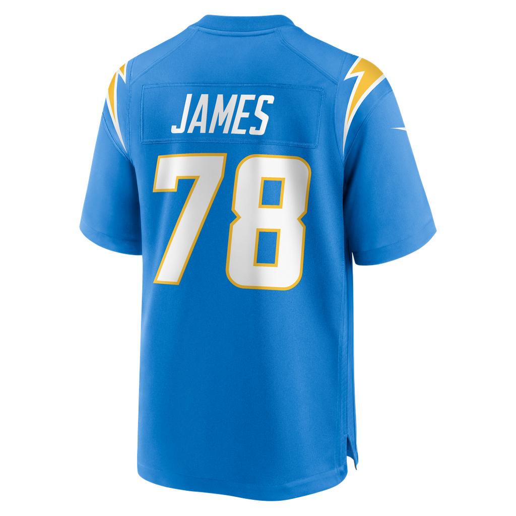 Los Angeles Chargers Andre James Nike Powder Blue Team Game Jersey