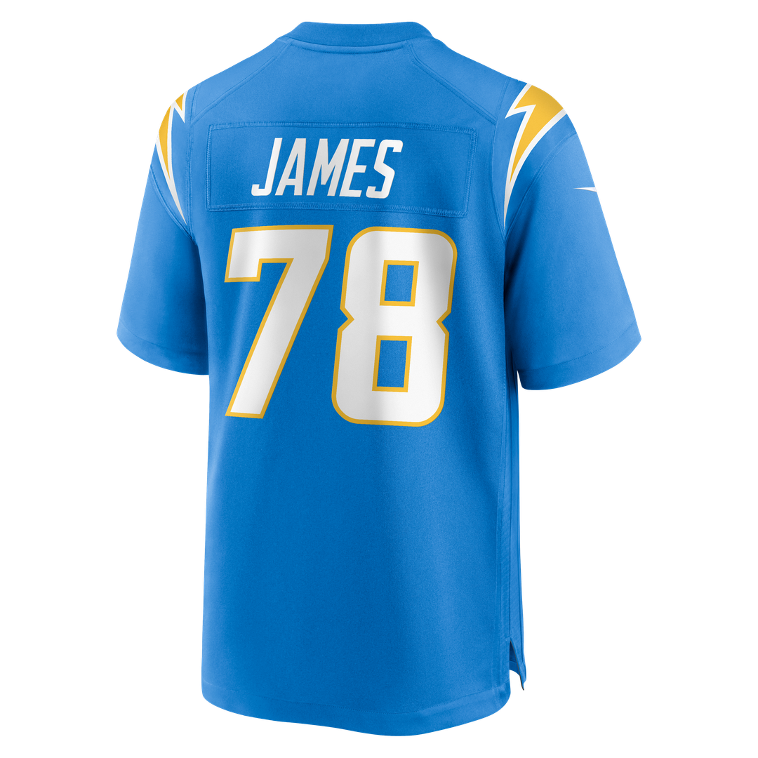 Los Angeles Chargers Andre James Nike Powder Blue Team Game Jersey