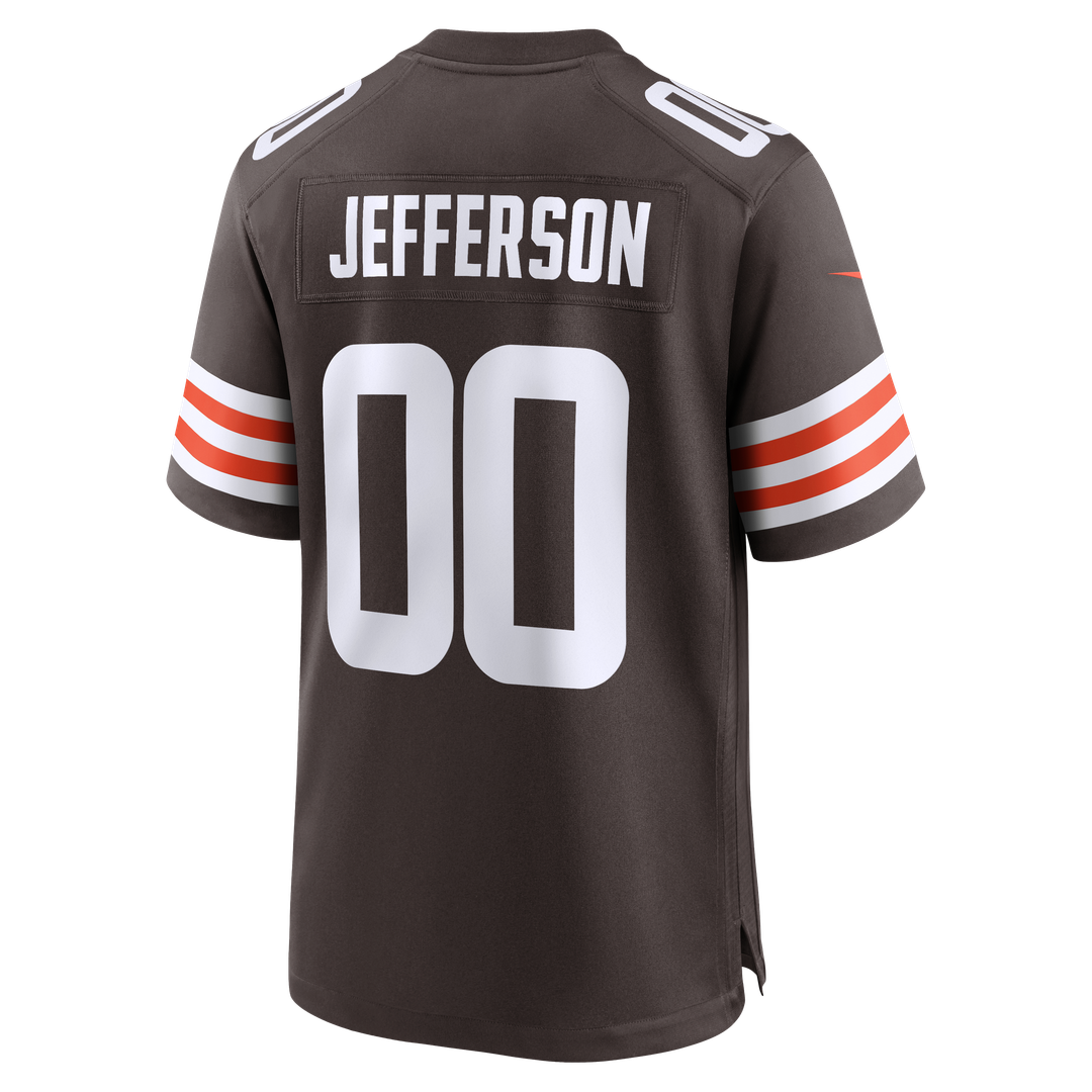 Cleveland Browns Justin Jefferson Nike Brown Game Jersey