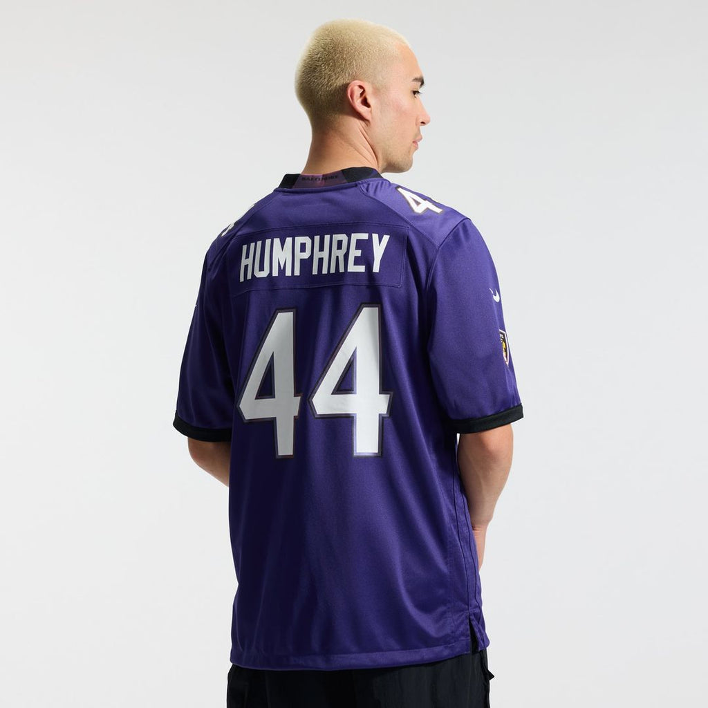 Baltimore Ravens Marlon Humphrey Nike Purple Team Game Jersey