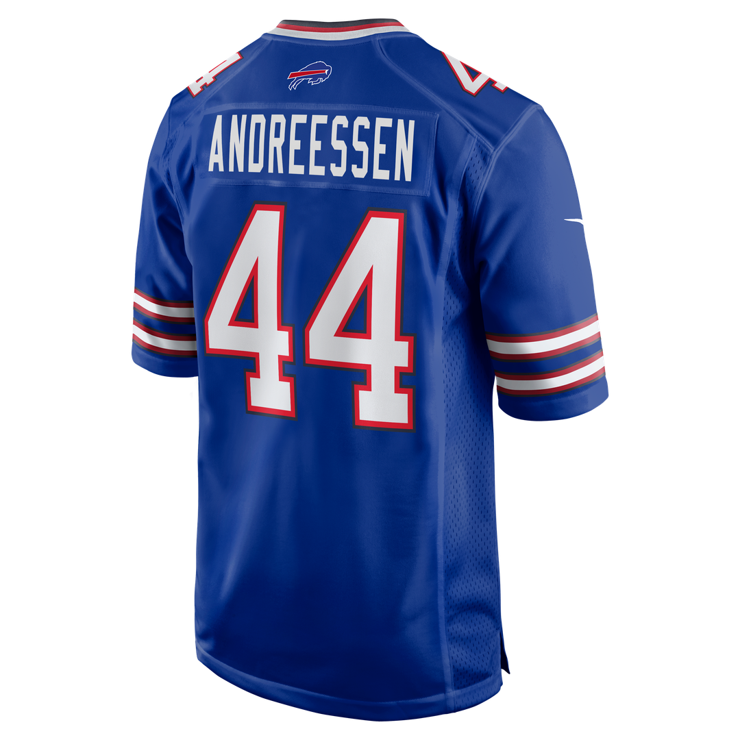 Buffalo Bills Joe Andreessen Nike Royal Game Jersey