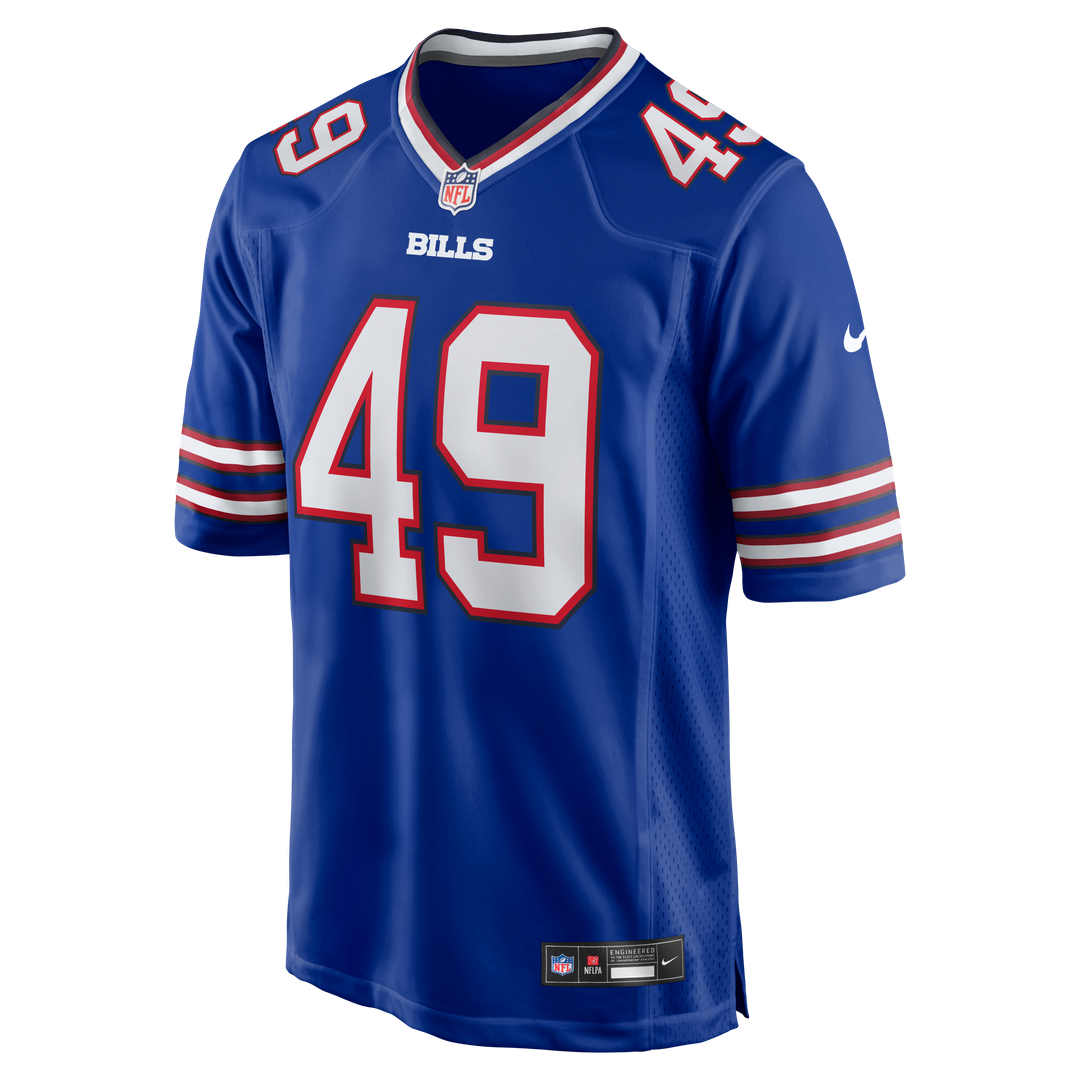 Buffalo Bills DaShaun White Nike Royal Team Game Jersey