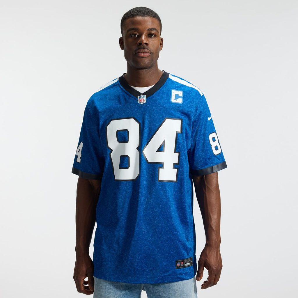 Indianapolis Colts Tyler Warren Nike Heather Royal Alternate 2 Indiana Nights Game Jersey