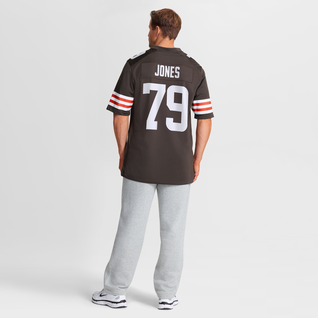 Cleveland Browns Dawand Jones Nike Brown Team Game Jersey