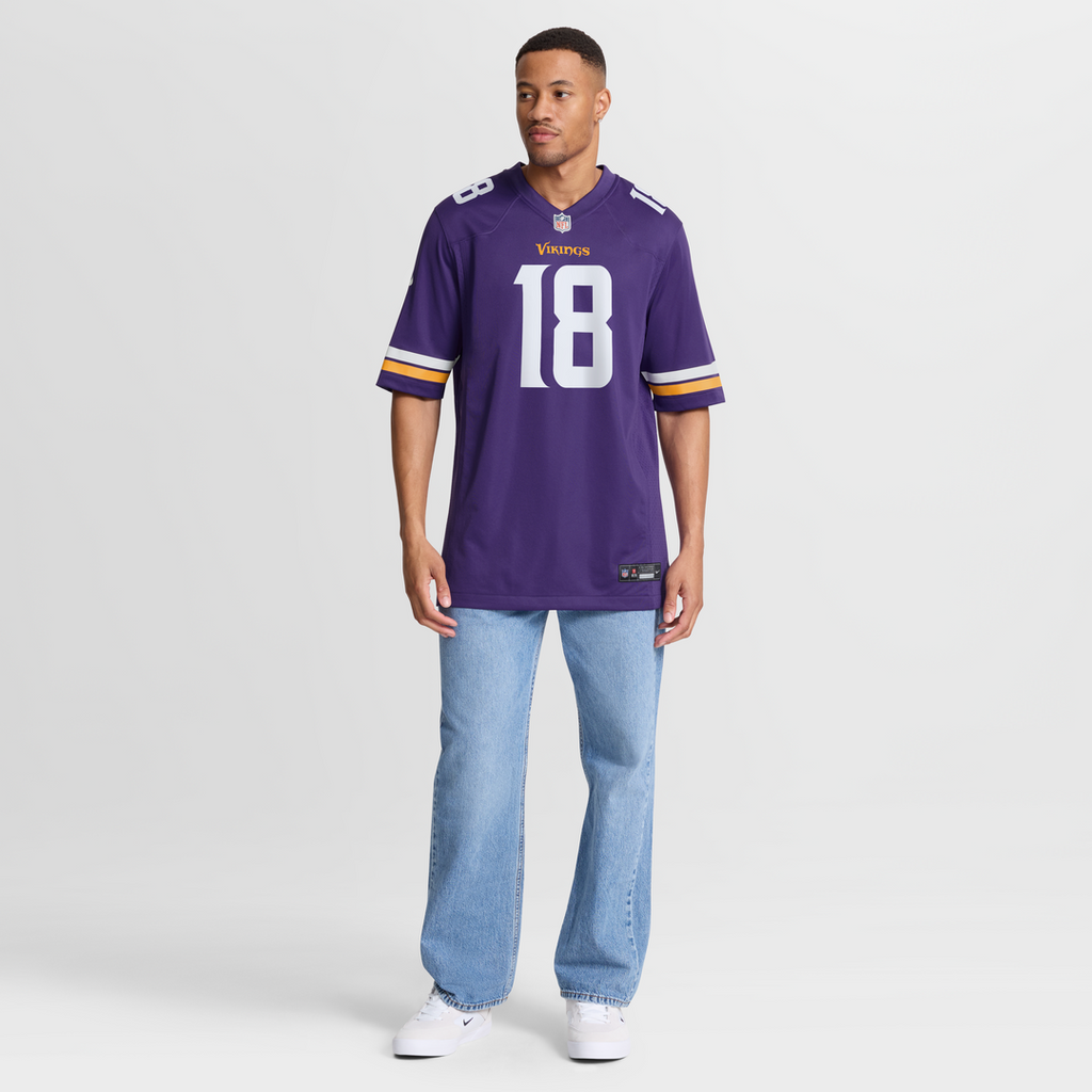 Minnesota Vikings Justin Jefferson Nike Purple Game Jersey