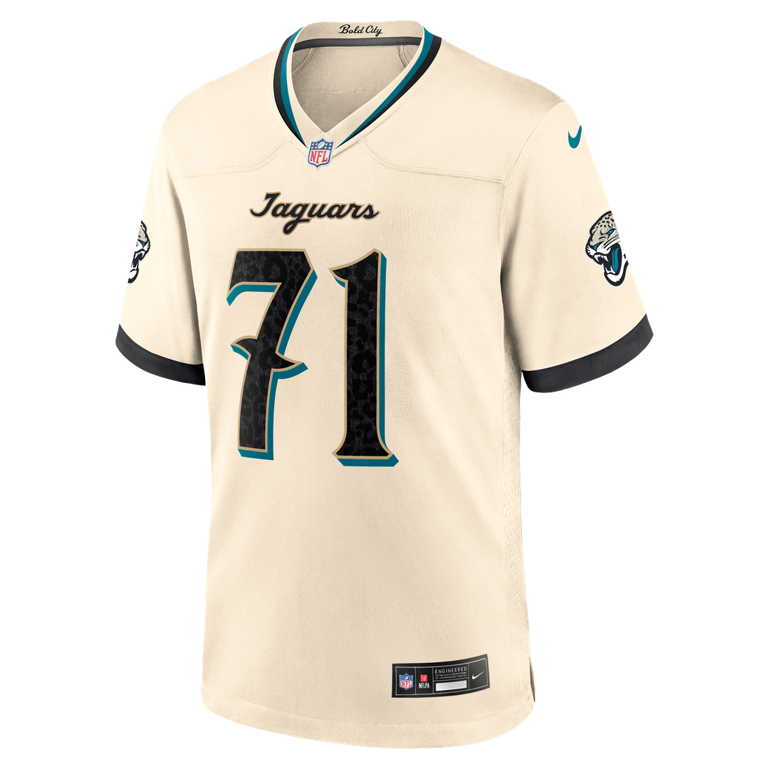 Jacksonville Jaguars Tony Boselli Nike Natural 2026 Rivalries Collection Game Jersey