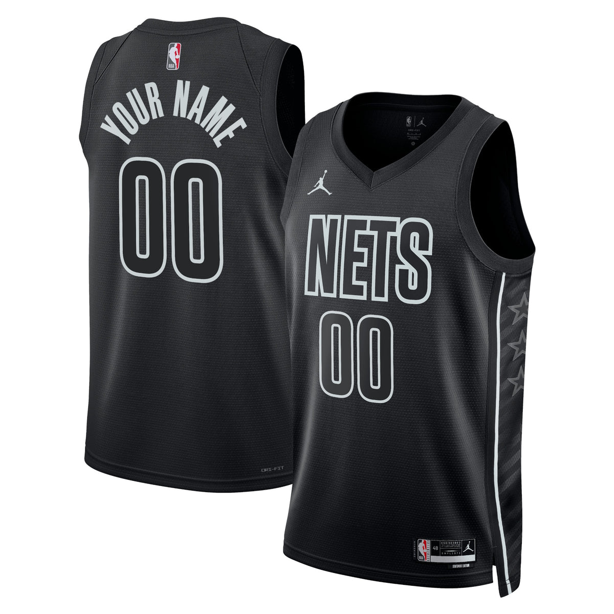 Brooklyn Nets Jordan Statement Swingman Jersey - Custom - Unisex