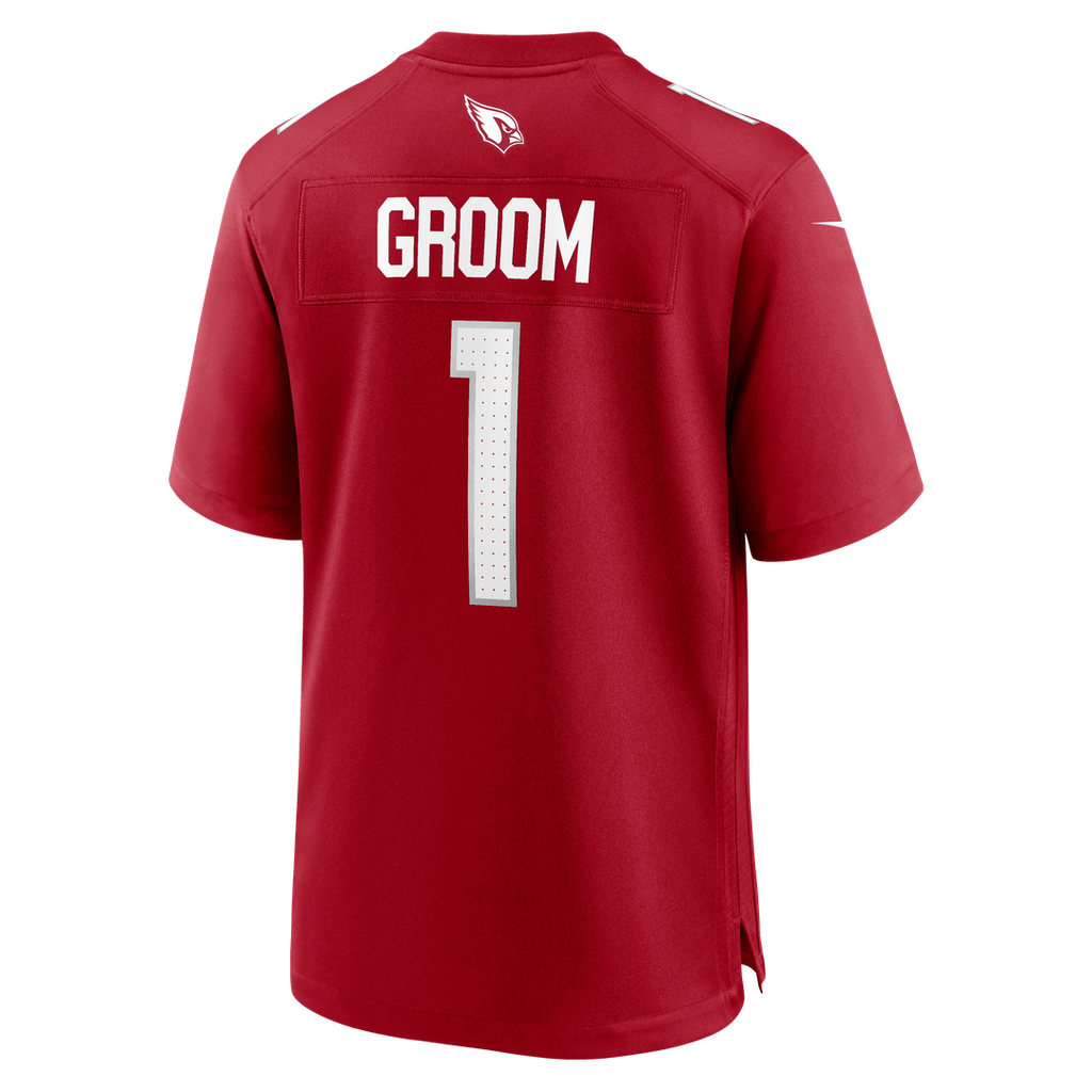 Arizona Cardinals Number 1 Groom Nike Cardinal Game Jersey