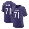 Baltimore Ravens Olaivavega Ioane Nike Purple Team Game Jersey