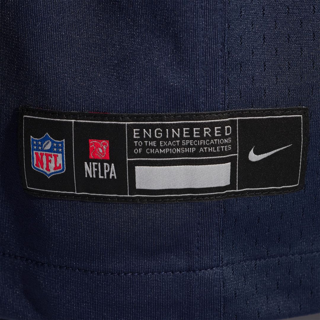 Chicago Bears D'Marco Jackson Nike Navy Team Game Jersey