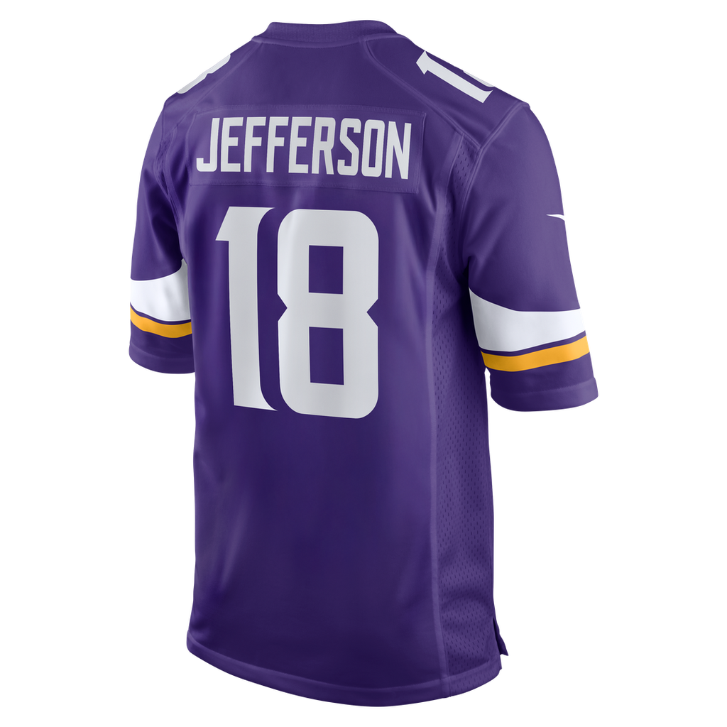 Minnesota Vikings Justin Jefferson Nike Purple Game Jersey