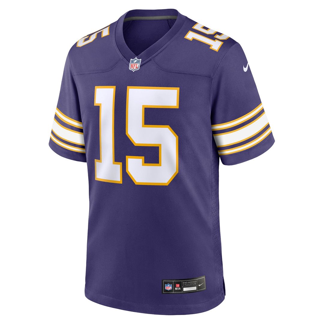 Minnesota Vikings Dallas Turner Nike White Game Jersey
