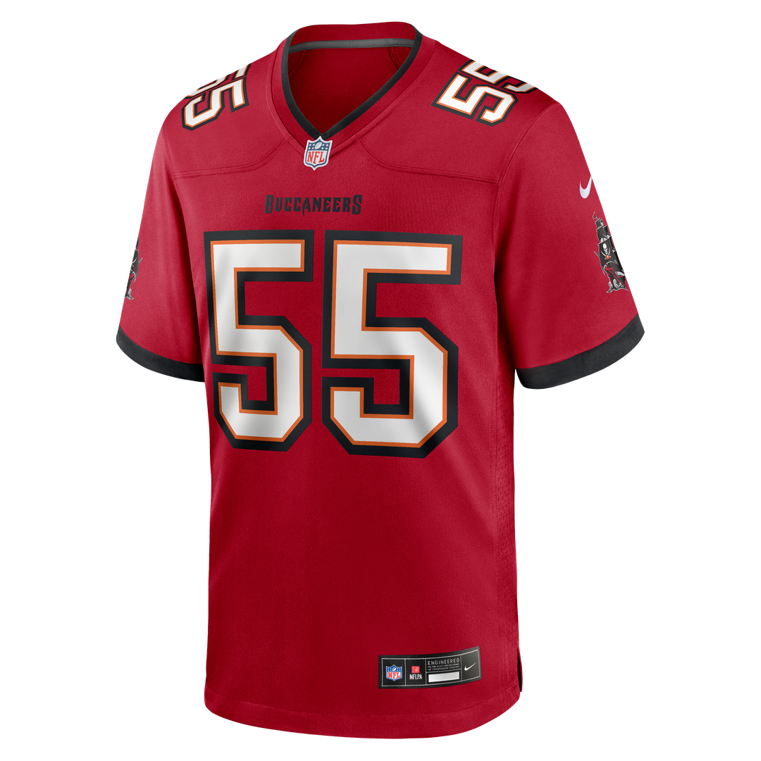 Tampa Bay Buccaneers Derrick Brooks Nike Red Game Retired Player Jersey
