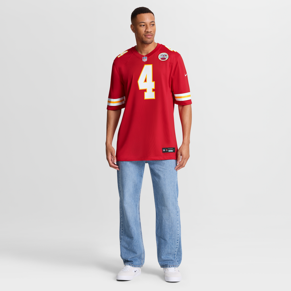 Kansas City Chiefs Rashee Rice Nike Red Game Jersey
