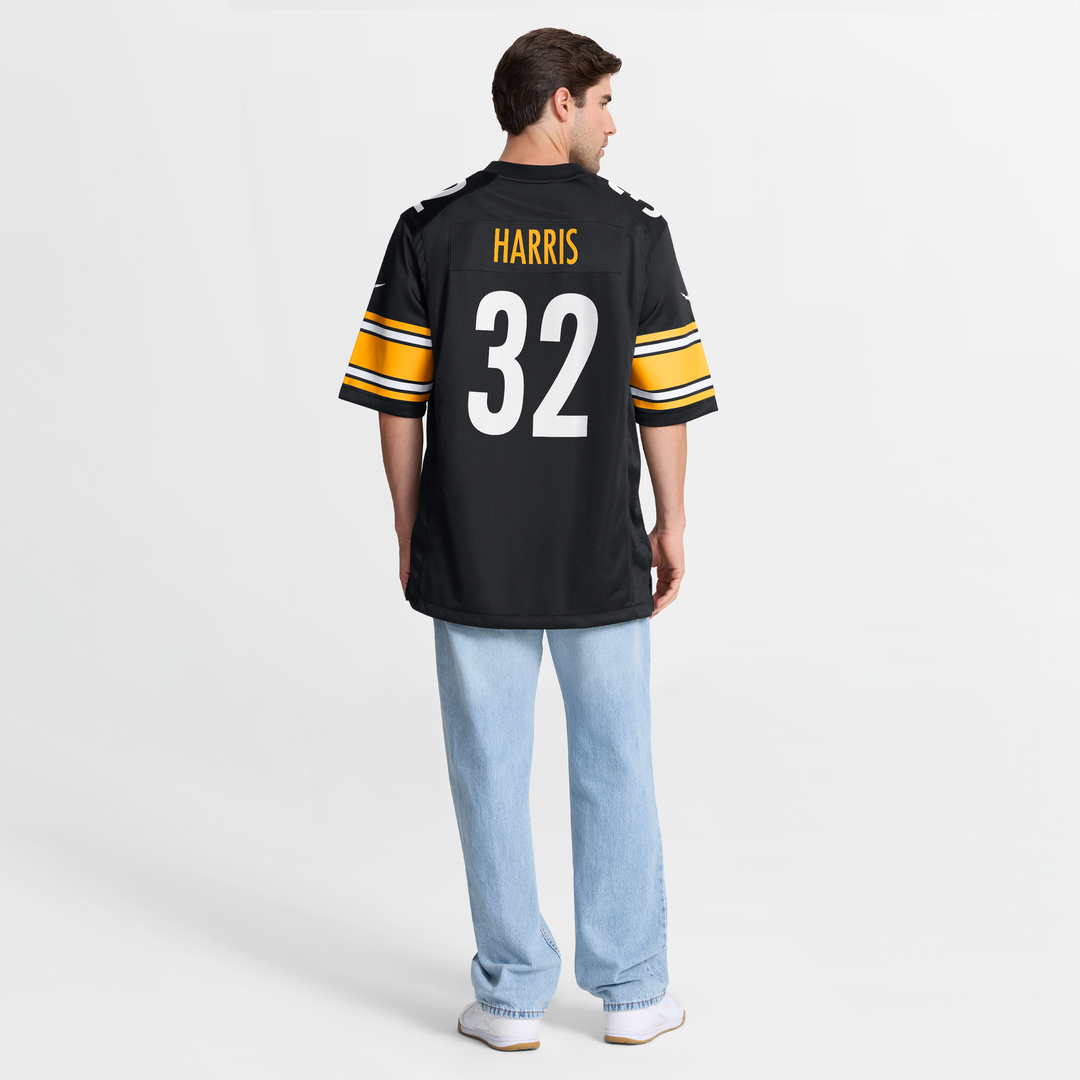 Pittsburgh Steelers Franco Harris Nike Black Game Retired Player Jersey
