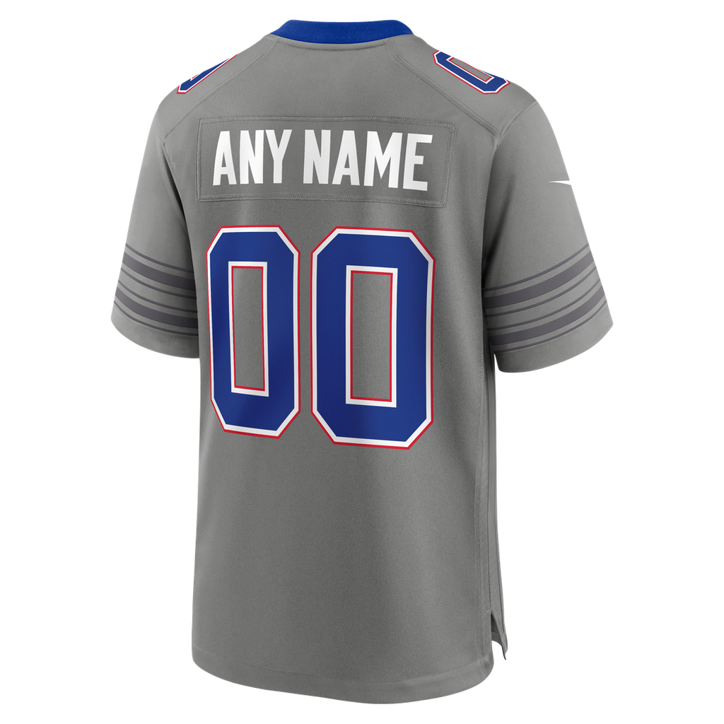 Buffalo Bills Nike Gray Nickel City Custom Game Jersey
