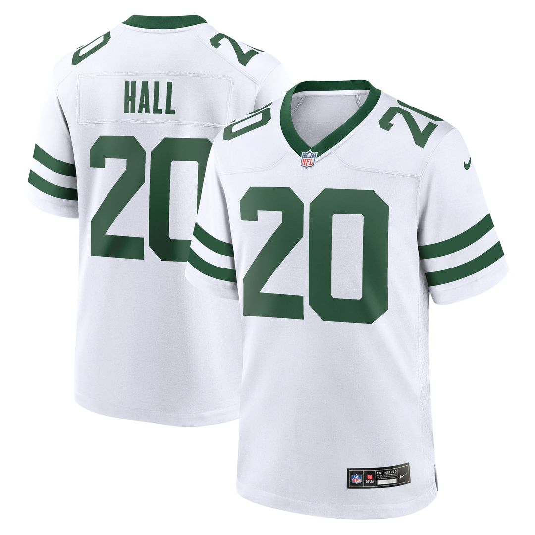 New York Jets Breece Hall Nike Legacy Green Game Jersey