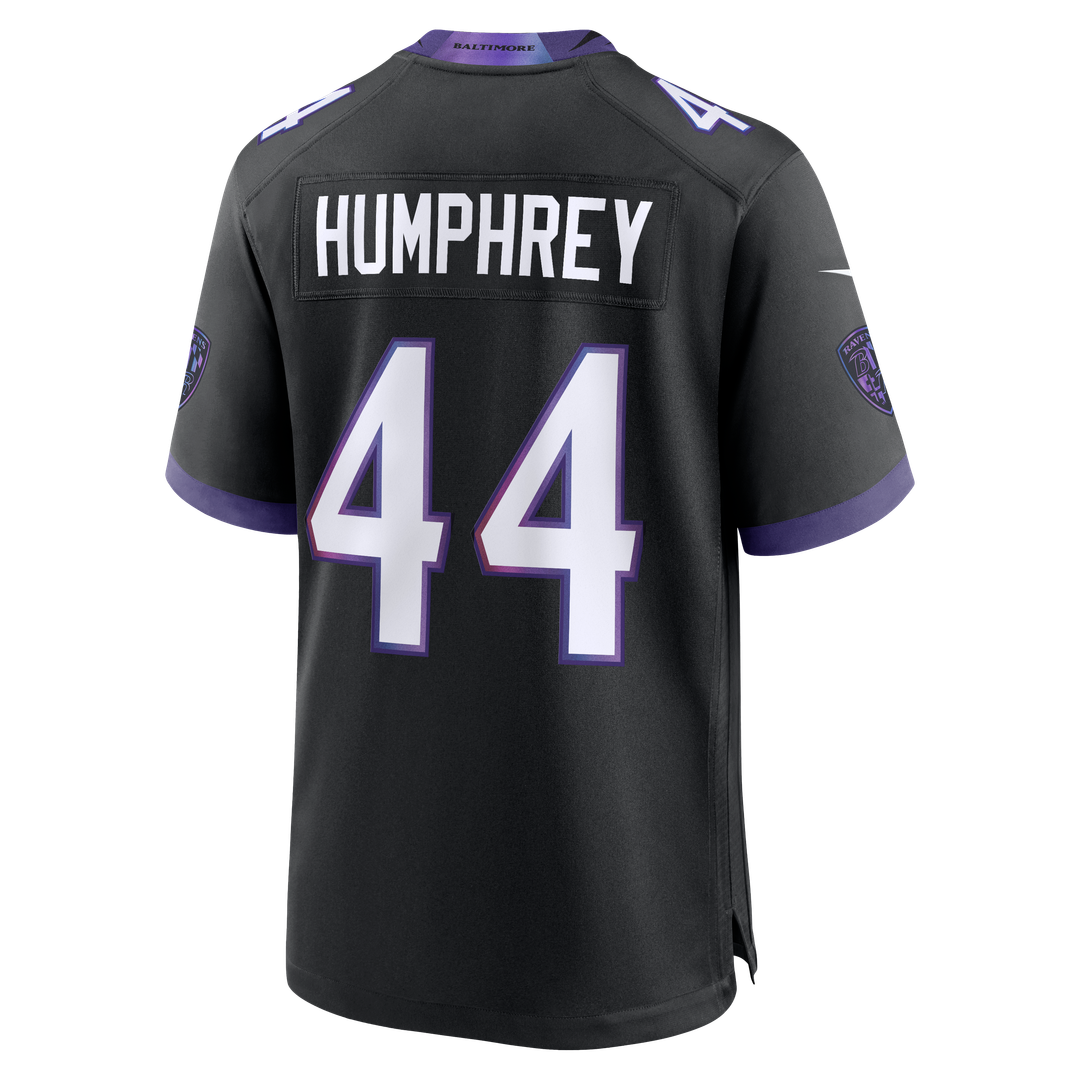 Baltimore Ravens Marlon Humphrey Nike Purple Team Game Jersey