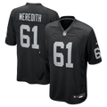 Las Vegas Raiders Jordan Meredith Nike Black Game Player Jersey