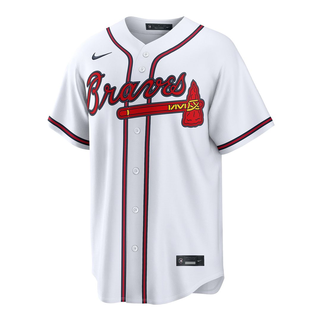 Atlanta Braves Mauricio Dubón Nike White Home Replica Jersey