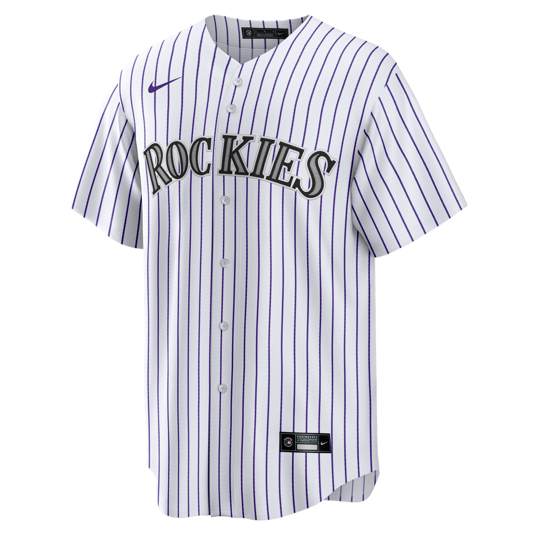 Colorado Rockies Todd Helton Nike White Home Retired Player Replica Jersey