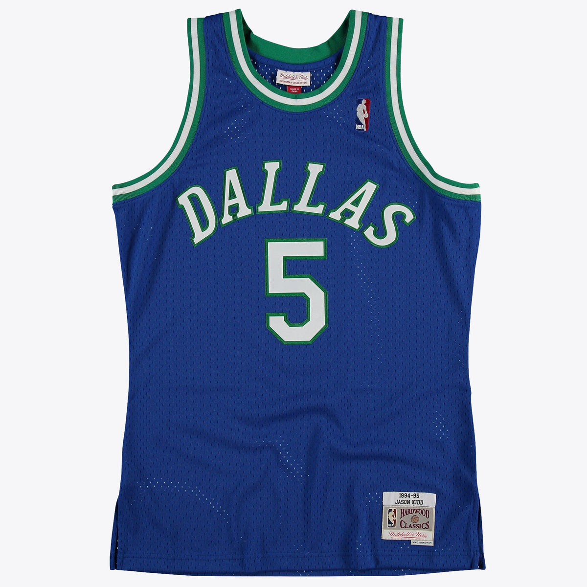 Dallas Mavericks Jason Kidd 1997 Hardwood Classics Road Swingman Jersey By Mitchell & Ness - Royal
