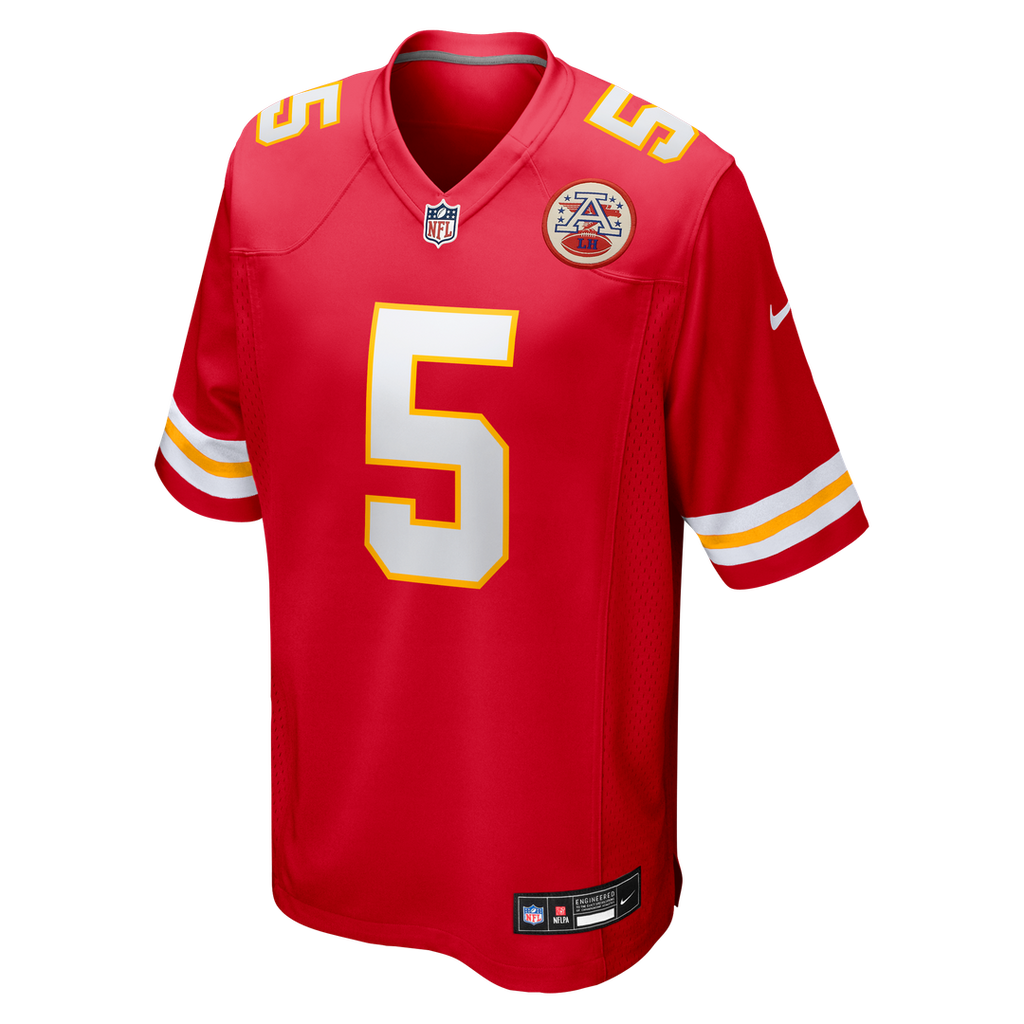 Kansas City Chiefs Mansoor Delane Nike Red Team Game Jersey