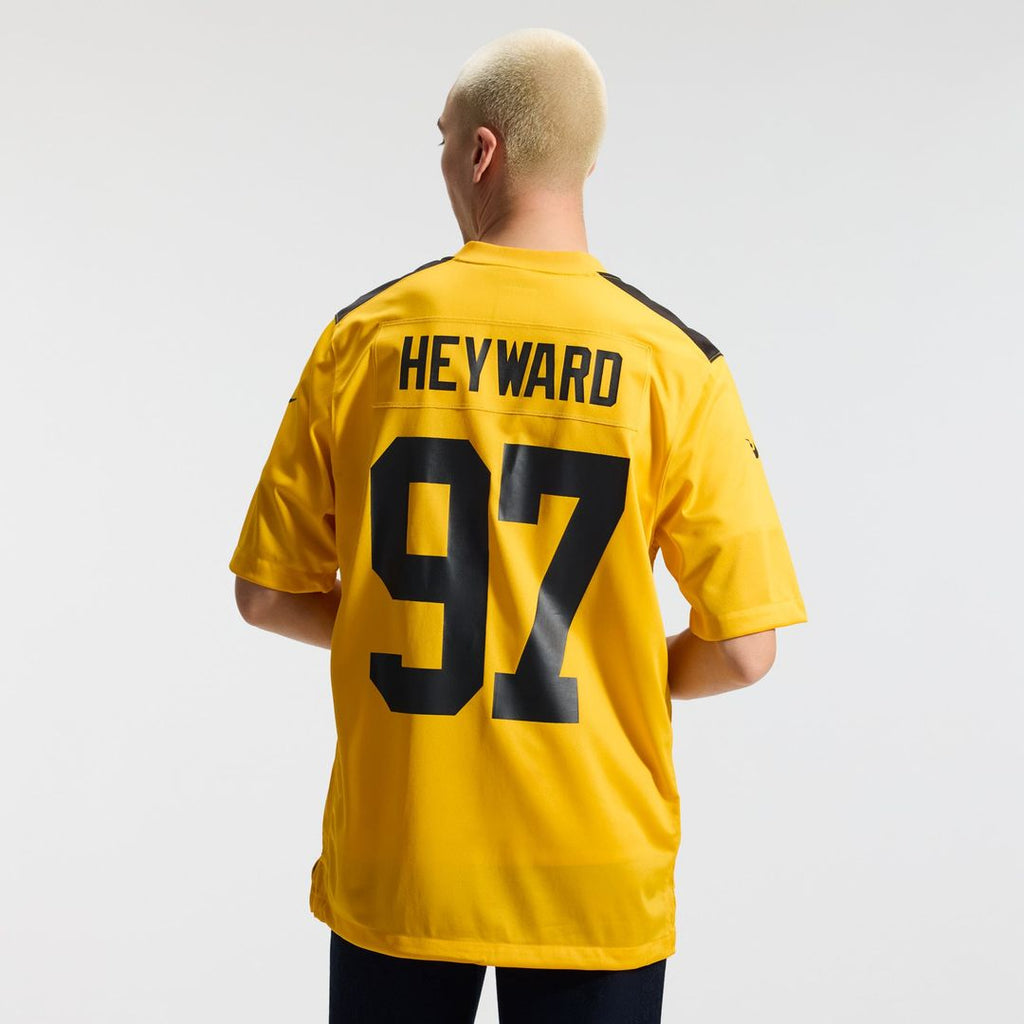 Pittsburgh Steelers Cameron Heyward Nike Gold Alternate 1933 Throwback Game Jersey